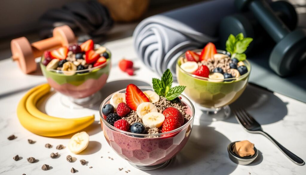 Smoothie bowls proteicos