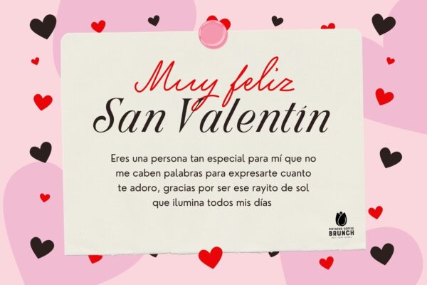 Tarjeta de Regalo San Valentín - Gift Card - Pistacho Coffee Brunch