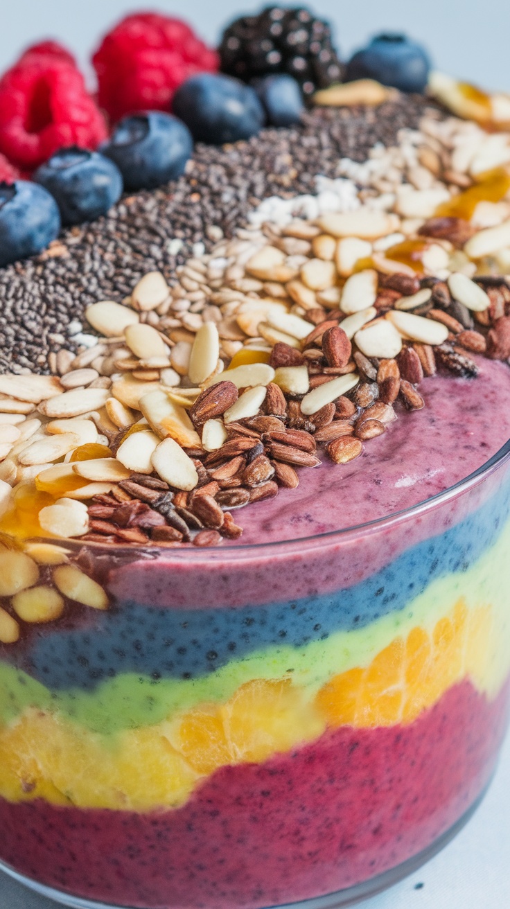 10 Combinaciones De Smoothie Bowls Por Color: Antioxidantes, Energía Y Detox