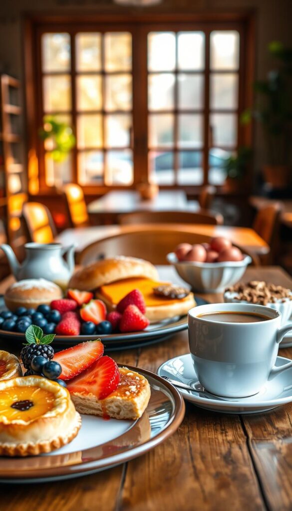 Carta de desayunos creativos