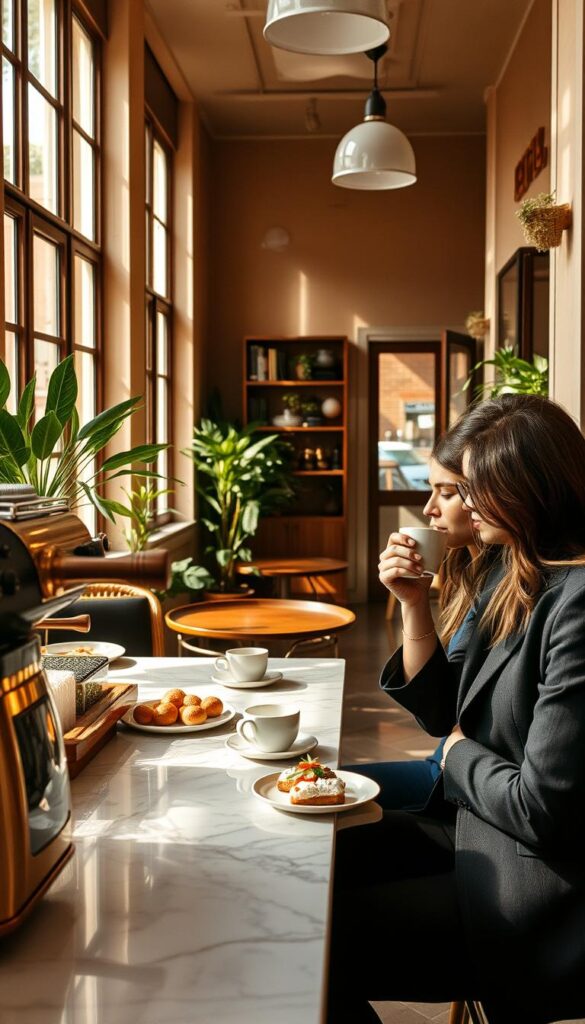Pistacho Coffee Brunch