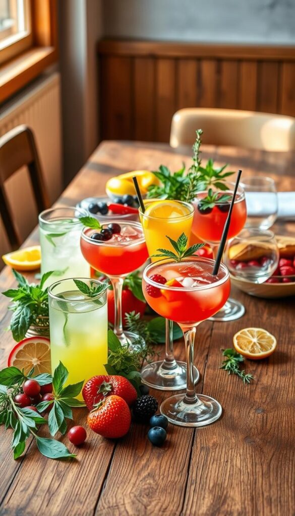 Recetas de cócteles sin alcohol