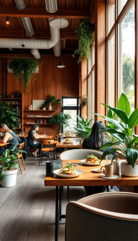 ambiente restaurante vegano