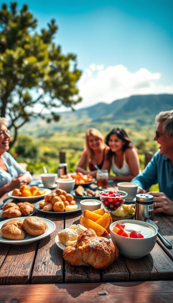 brunch y excursiones familiares