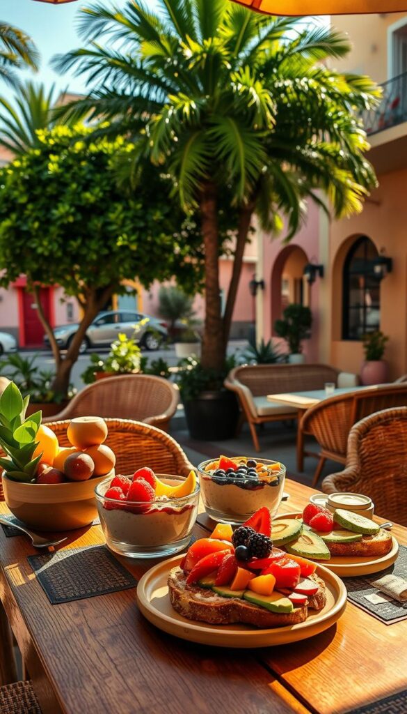 comida saludable en Los Cristianos