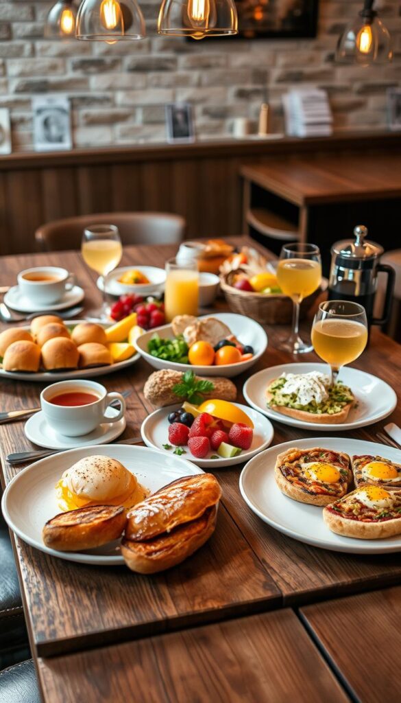 opciones menú brunch