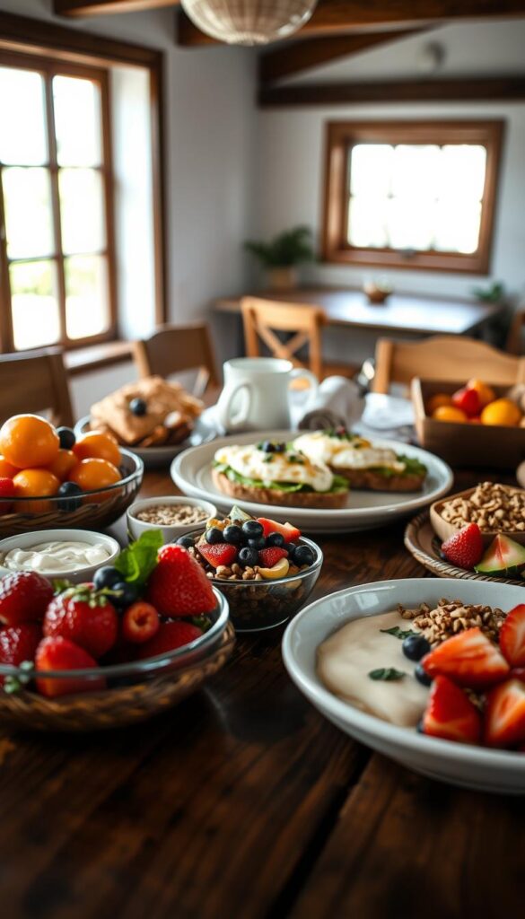 opciones saludables brunch desayuno