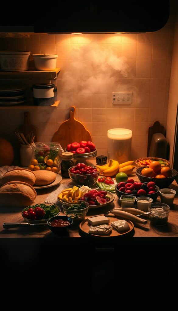 preparación brunch noche anterior