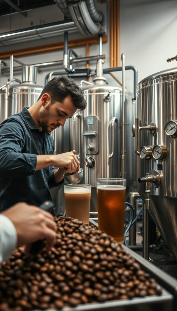 proceso elaboración cerveza y café
