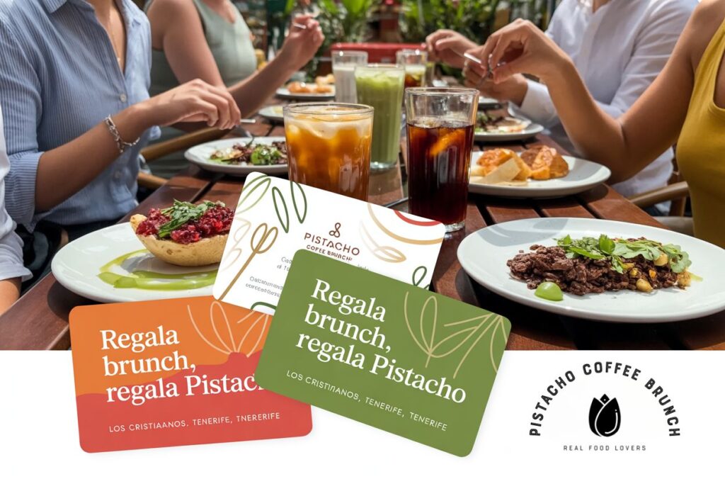 Regala Brunch, Regala Pistacho Tienda de Tarjetas de Regalo, Gift Cards