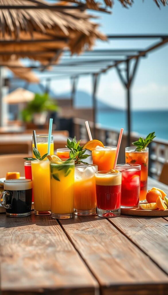 variedad bebidas brunch Tenerife