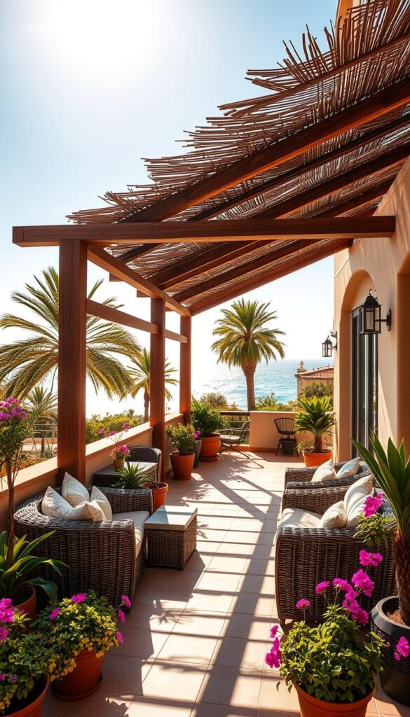 Terraza al aire libre en Los Cristianos
