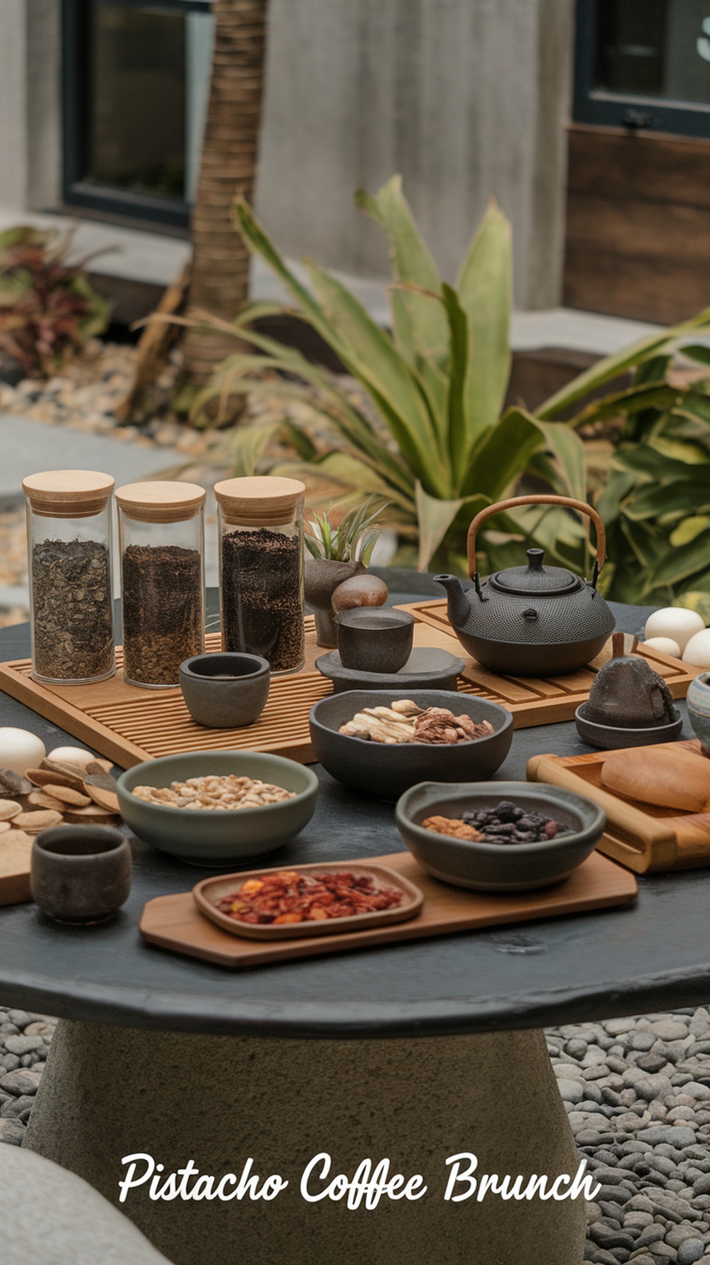 Pistacho Coffee Brunch