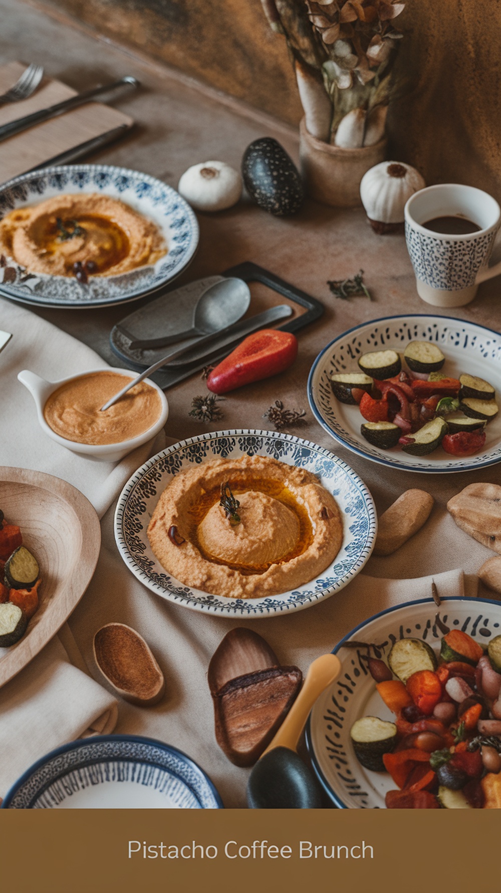 Pistacho Coffee Brunch